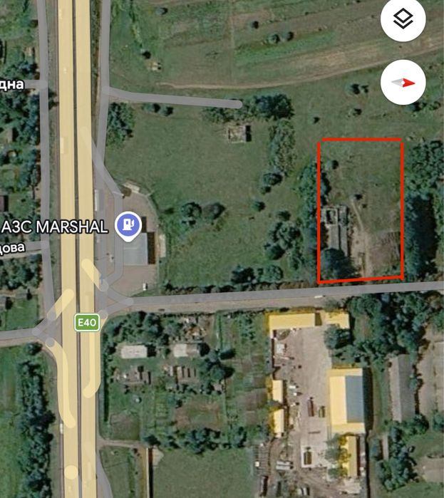 Продаж ділянки промислового призначення