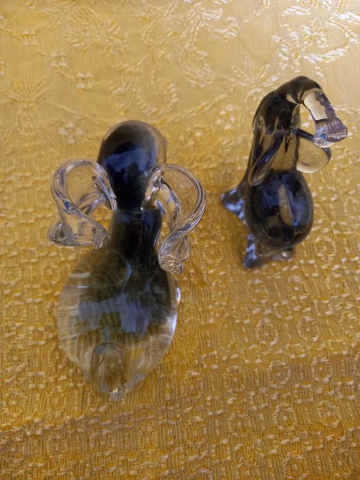 Peças em vidro tipo murano