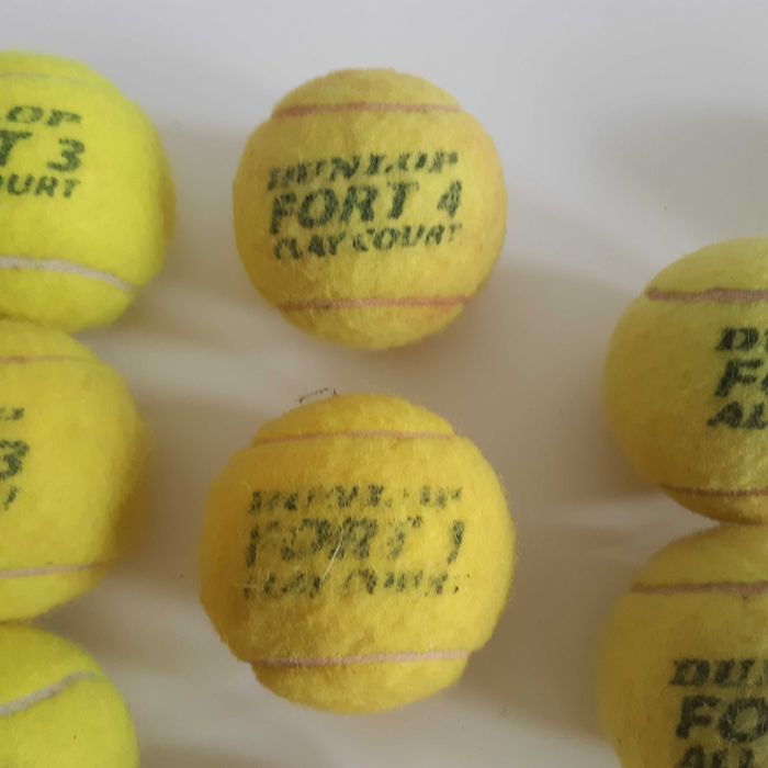 Lote de 16 Bolas de Ténis Tennis Dunlop Fort Usadas Boas