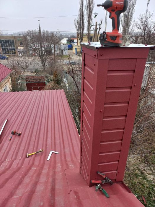 Стяжка пола полистиролбетон,штукатурка стен,монтаж кровли,плитки,санте