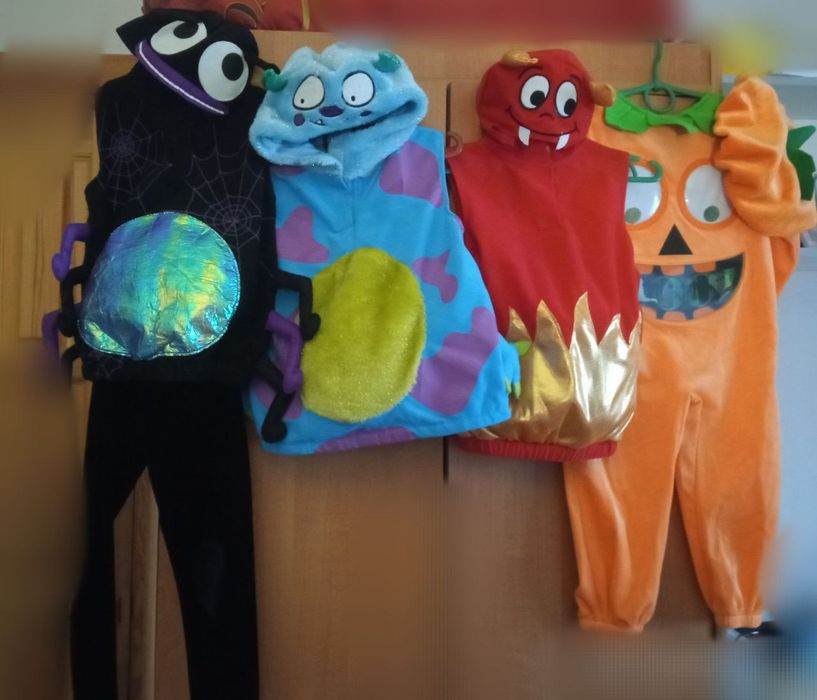 Карнпвальний костюм на  монстрик,чортик, гарбуз,павучок 2-4 р