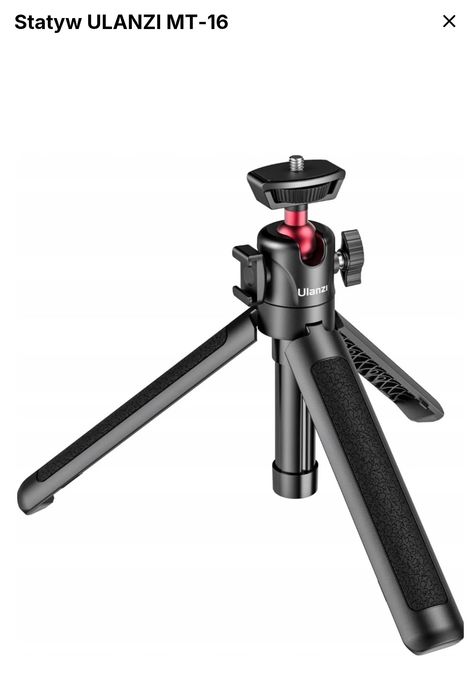 Statyw tripod ULANZI MT-16 Statyw VLOG Selfie Stick Do aparatów kamer