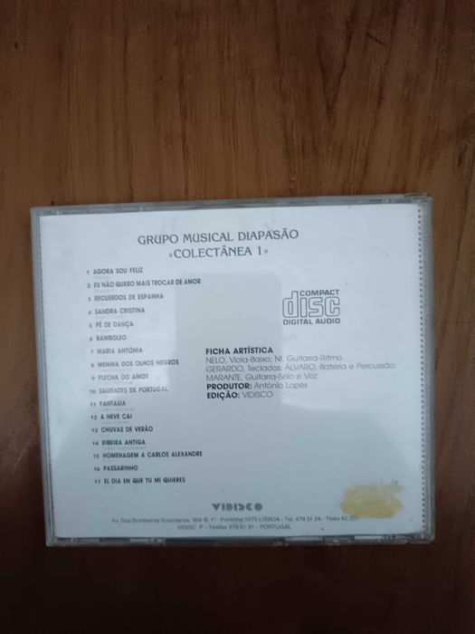cd original - agrupamento musical diapasão .- coletânea 1