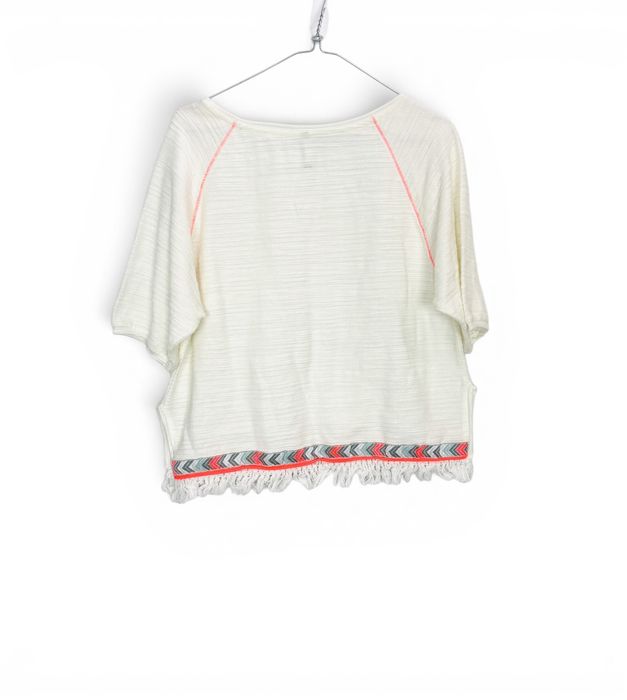 Bluzka boho chevron ecru M