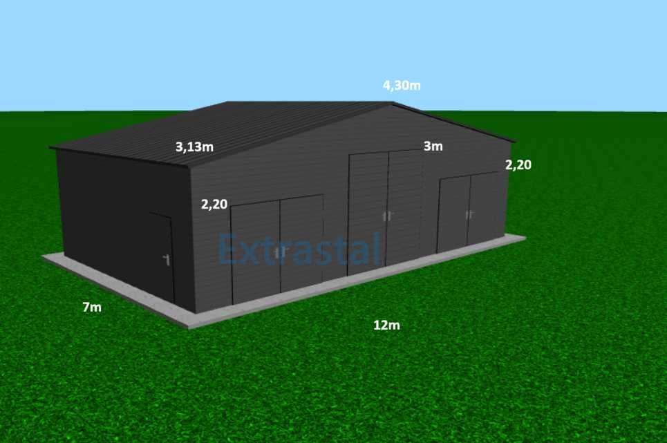 Sprzedam z montażem hala/garaż 12x7,okazja.