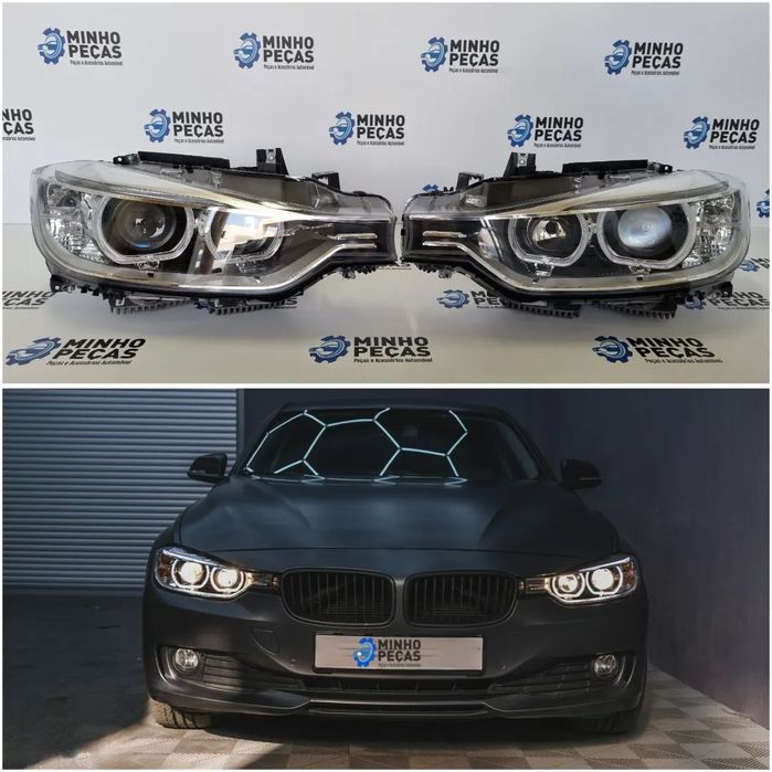 Faróis BMW F30/F31 Look Xênon