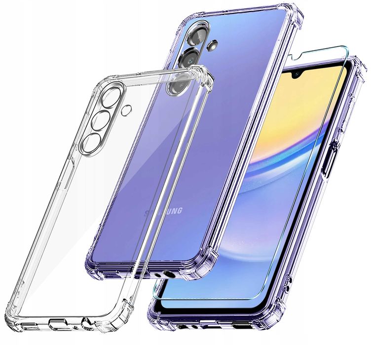 2x Etui Anti-Shock do Samsung Galaxy A05s + Szkło Hartowane