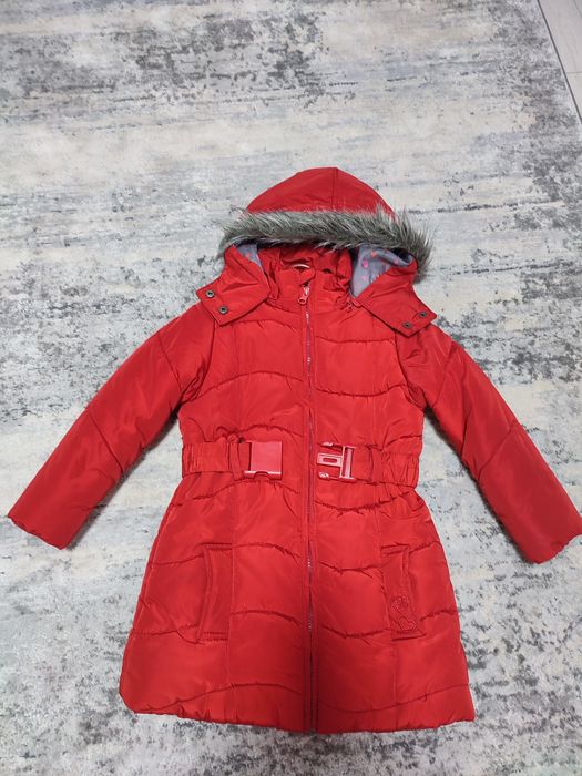 Тепла осіння курточка для дівчинки 104