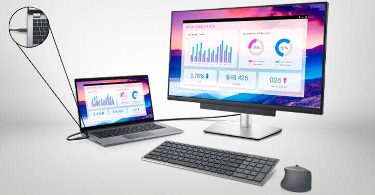 Monitor DELL P2721Q 27” 4K 3840 x 2160 px IPS z oryg dopinanym głośnikiem