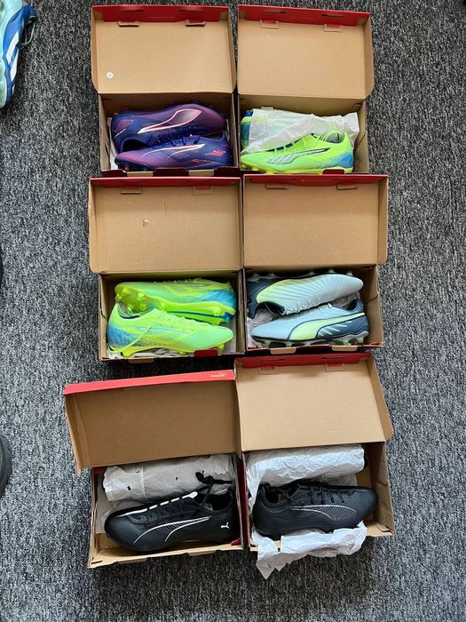 Zestaw 50 par Puma korki piłkarksie nowe