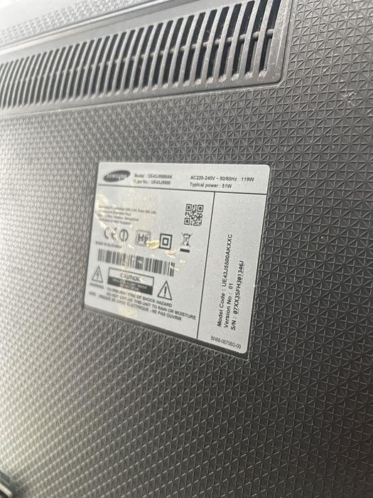 Tv Samsung UE43J5500AK