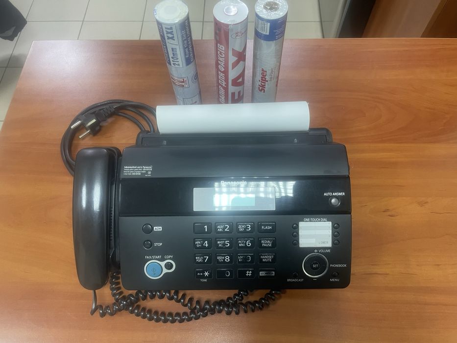 Телефон факс panasonic, телефон стаціонарний