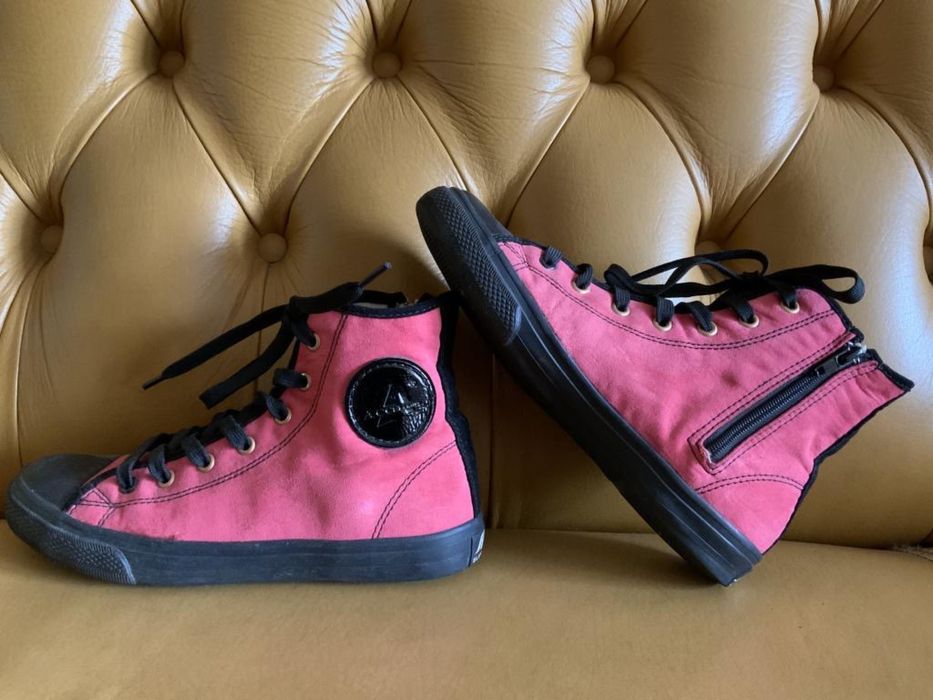 Кеды ботинки на молнии, р.35