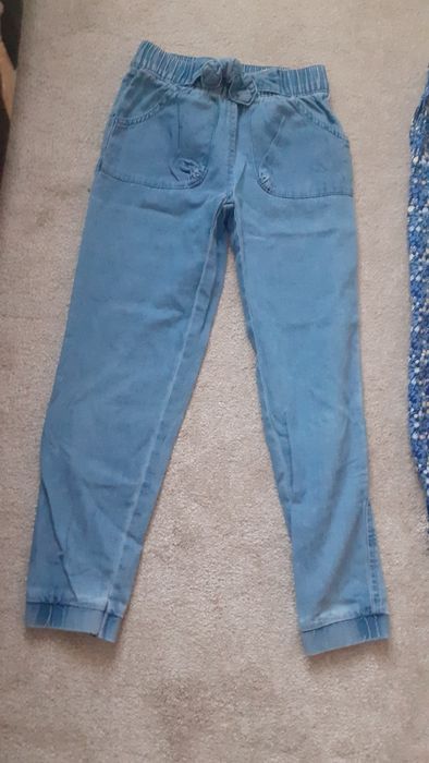 Spodnie dziewczęce 128