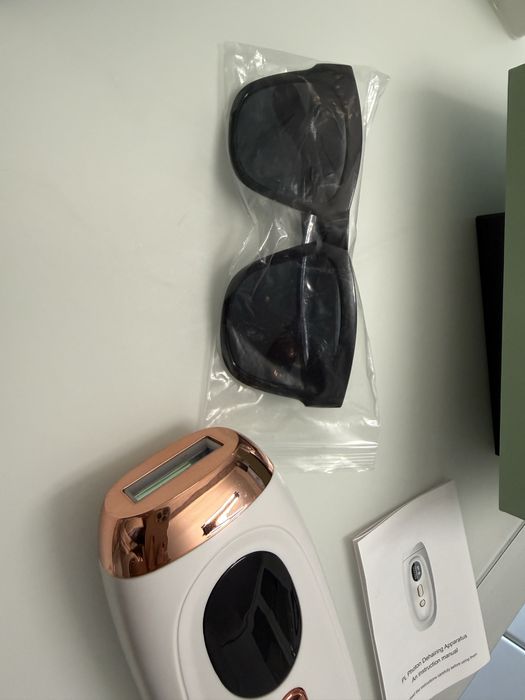 Aparelho de depilação a luz pulsada (IPL).