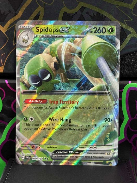 Pokemon TCG - Spidops EX SVI 019/198