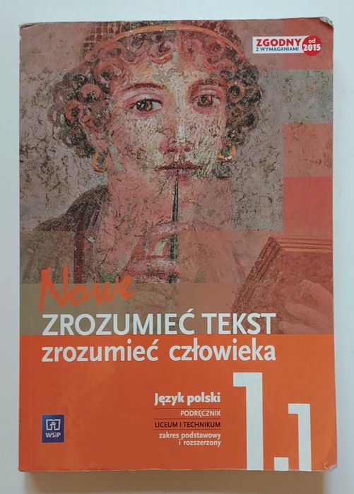 Podręcznik Nowe Zrozumieć tekst zrozumieć człowieka 1.1
