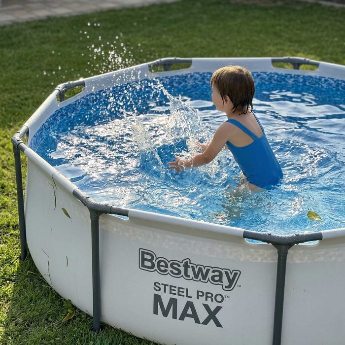 Wytrzymały Basen Ogrodowy Bestway 4678L Tritech Letni Relaks | PREMIUM