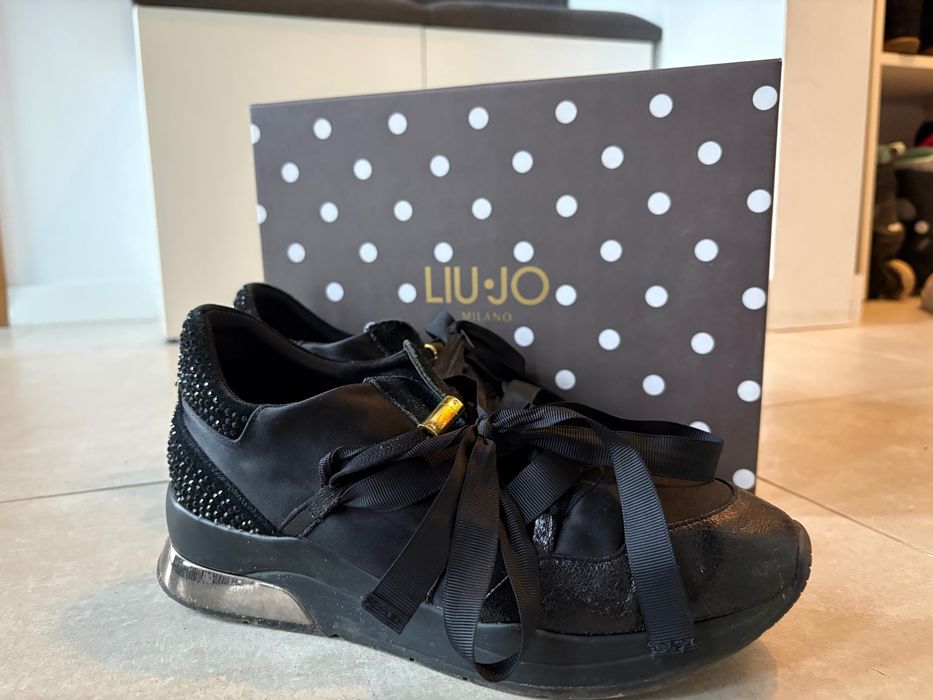 Buty adidasy liu jo 39 czarne z cekinami