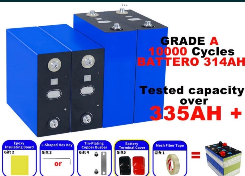 Зарядная станция LiFePO4 аккумуляторная сборка 4 кВт