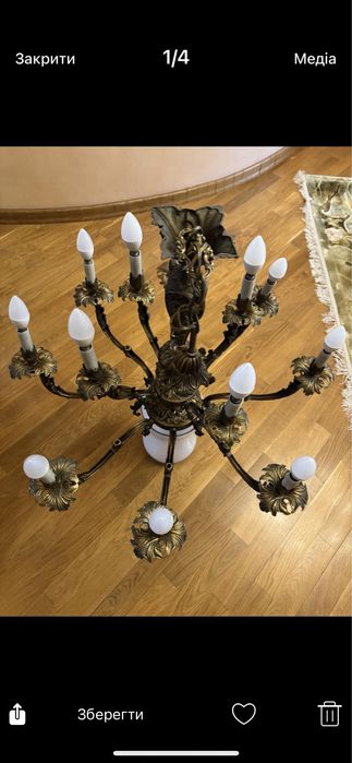 Люстра  в луже гарному стані
