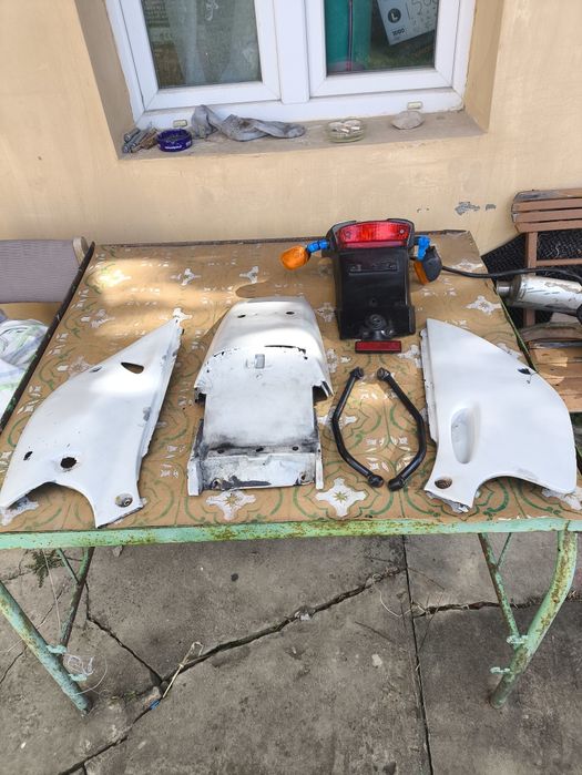 KTM Lc4 ogon boczki lampa tył rączki komplet