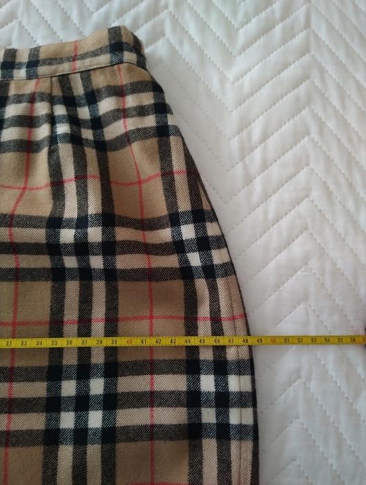 Saia fazenda inglesa padrão Burberry