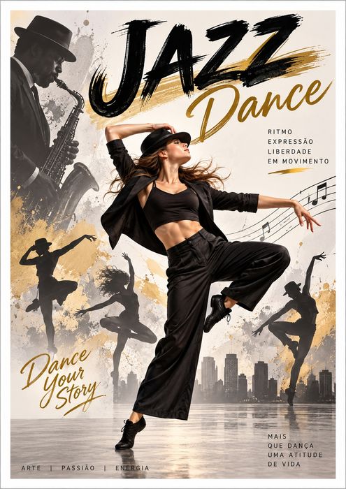Poster novos vários tipos de dança