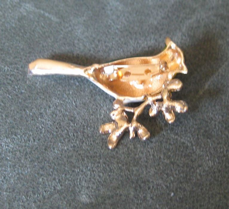 Alfinete / Broche / Pregadeira Passaro no Galho NOVO