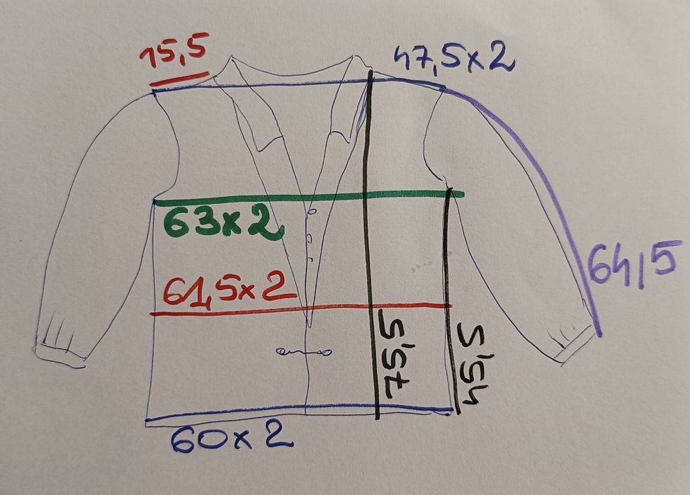 Biust 63x2 XL 2XL ​Elegancja z Charakterem: Zestaw C&A z Łańcuszkiem