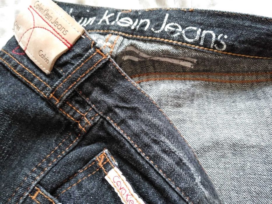 spodnie, CALVIN KLEIN, nowe, jeanse, swarovski, nowe