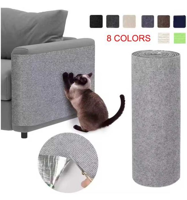 Tapete adesivo para gato aranhar