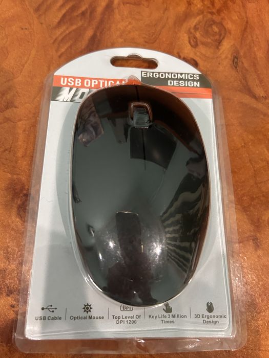 Нова дротова комп'ютерна миша USB Optical Mouse (Ергономічна)