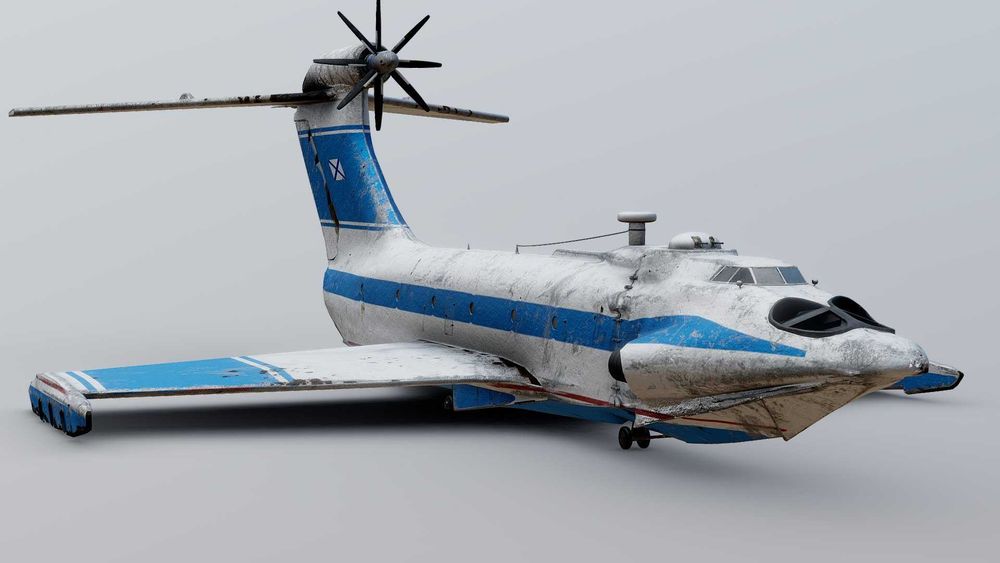 Modelismo Kit Ekranoplan A90 Orljonok 1:144, miniatura