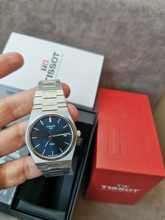 Tissot PRX T137.410.11.041.00 Blue Dial 40mm годинник Тиссо Оригинал