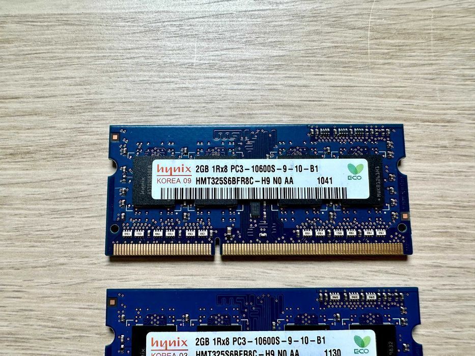 RAM Hynix 8GB DDR3 PC3 10600S 9 10 B1 (4x2GB) – sprawna, testowana