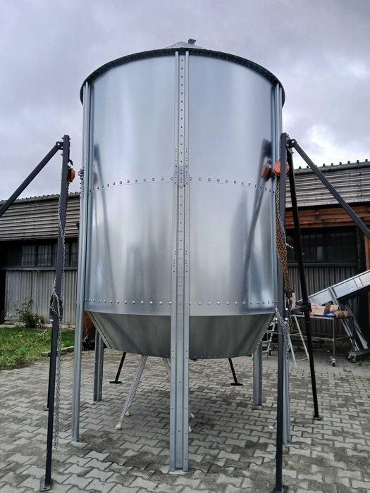 Nowy silos zbożowy 13,4 ton POLSKI - Solidny - zmontowany