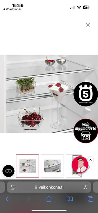 Lodówka husqvarna nowa