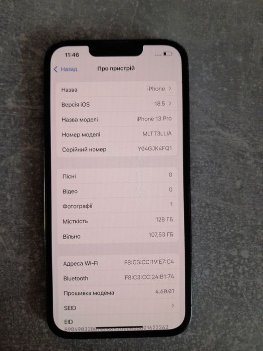 Iphone 13 pro 128 Gb