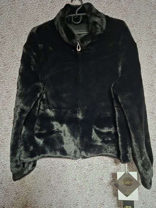 Женская шуба еко норка