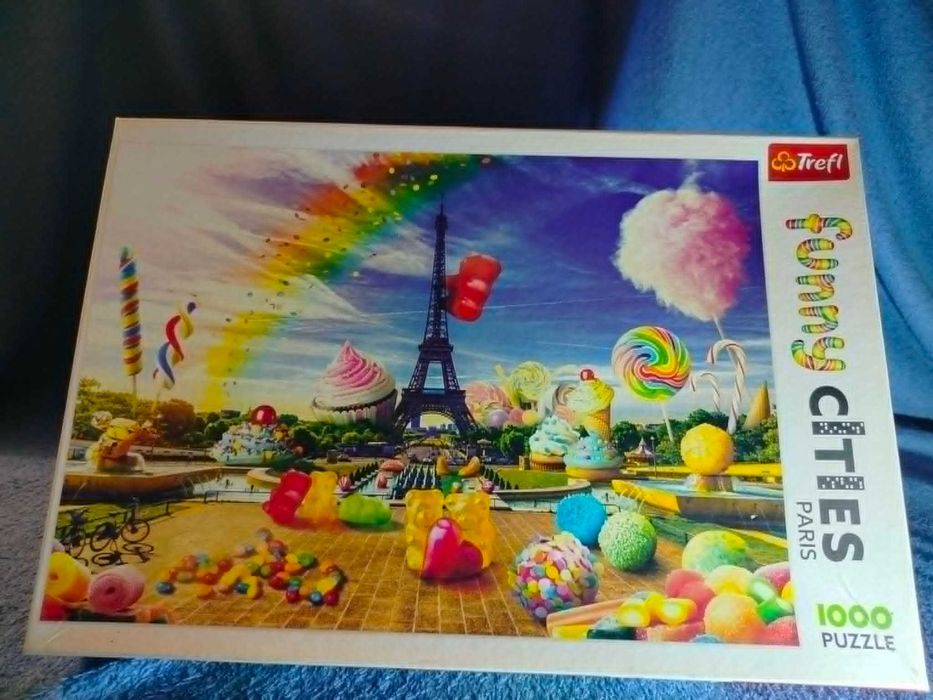 Puzzle Trefl Funny Cities Słodki Paryż – 1000 elementów