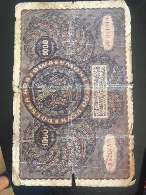 1000 marek polskich Polska Krajowa Kasa Pożyczkowa