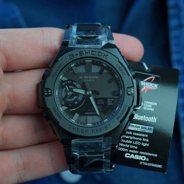 Мужские часы Casio G-SHOCK GST-B500BD-1AER годинник