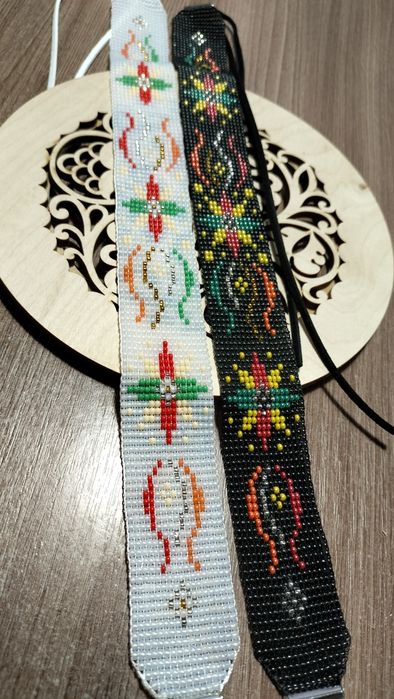 Чокер з бісеру "Різдвяний"