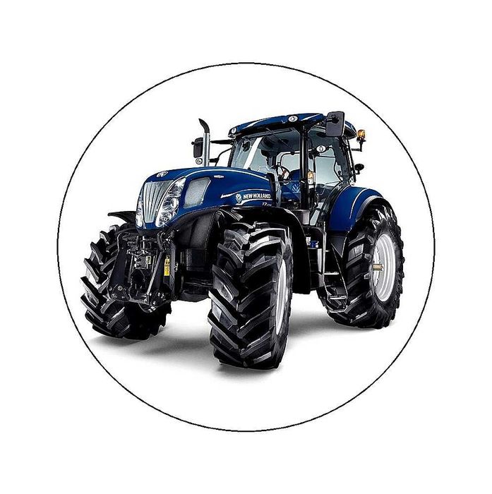 opłatek na tort traktor 20cm