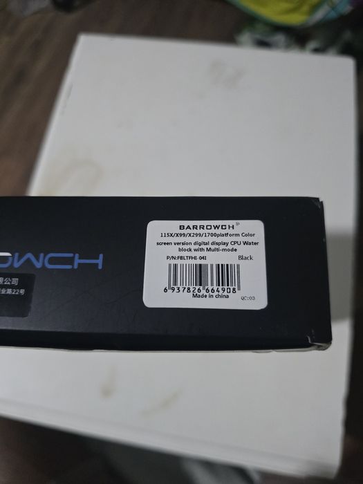 Barrowch bloco de água para CPU