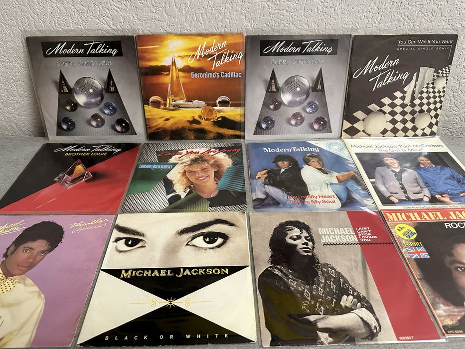 Вінілові платівки Modern Talking,Queen,Beatles,Pink Floyd,Michael Jack
