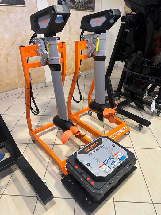 Kompletny zestaw - Elektryczny silnik zaburtowy TORQEEDO 6.0 RL 9.9KM