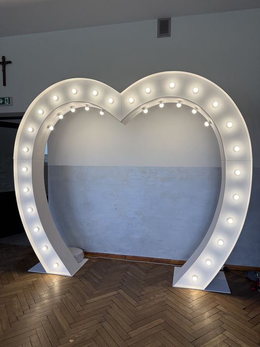 Serce LED XXL | Wesele • Event • Ścianka Foto