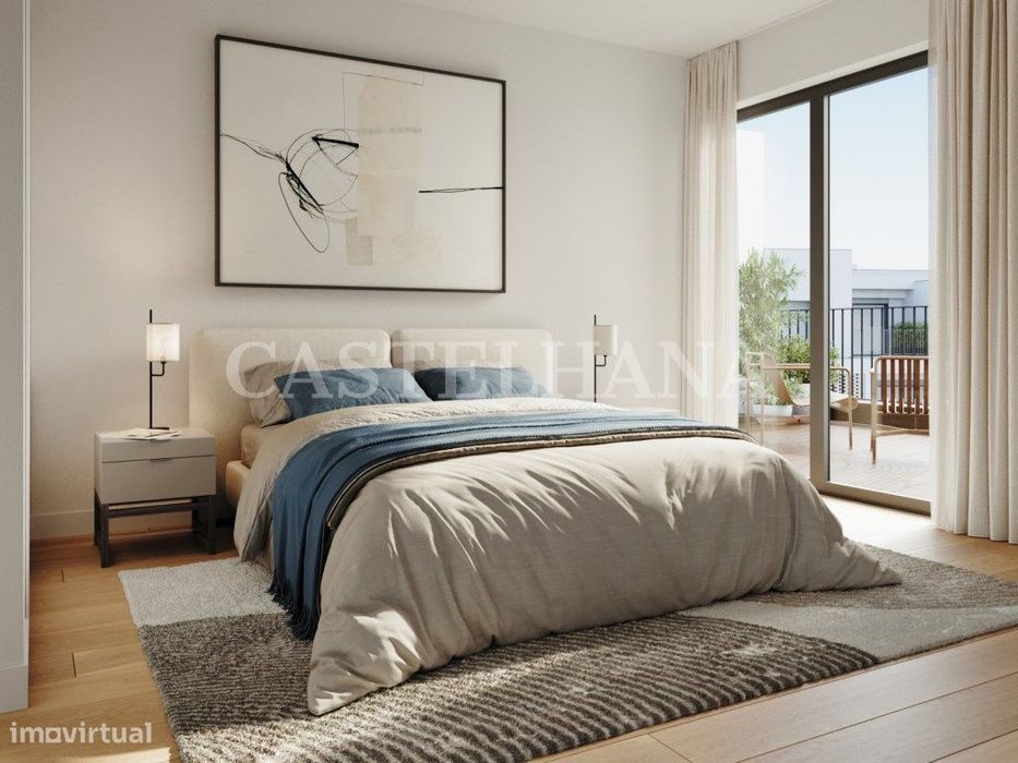Apartamento T1 com varanda em novo empreendimento em Loures